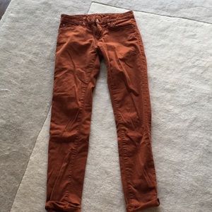 Denim & supply Burnt orange skinny jeans